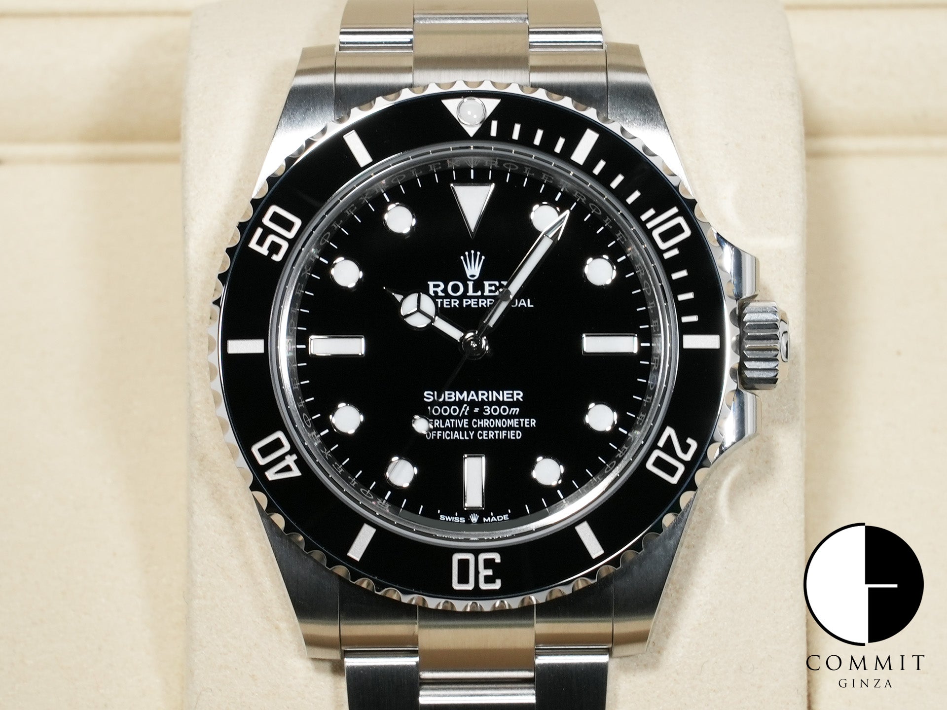 ロレックス サブマリーナー ノンデイト Ref.124060 ステンレススチール ブラック文字盤 未使用 twbb3aoi