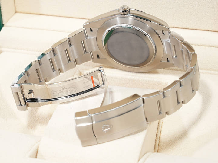 ロレックス オイスターパーペチュアル41 Ref.124300 ステンレススチール グリーン文字盤 極美品 x6vacedy