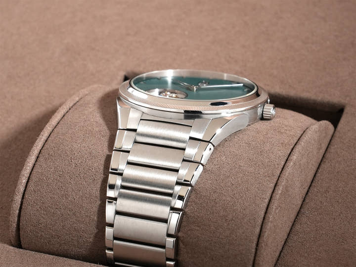 Parmigiani Fleurier Tonda PF Flying Tourbillon Ref. PFS921-1020001-100182 Stainless Steel Green Dial Excellent Condition w2rs2q22