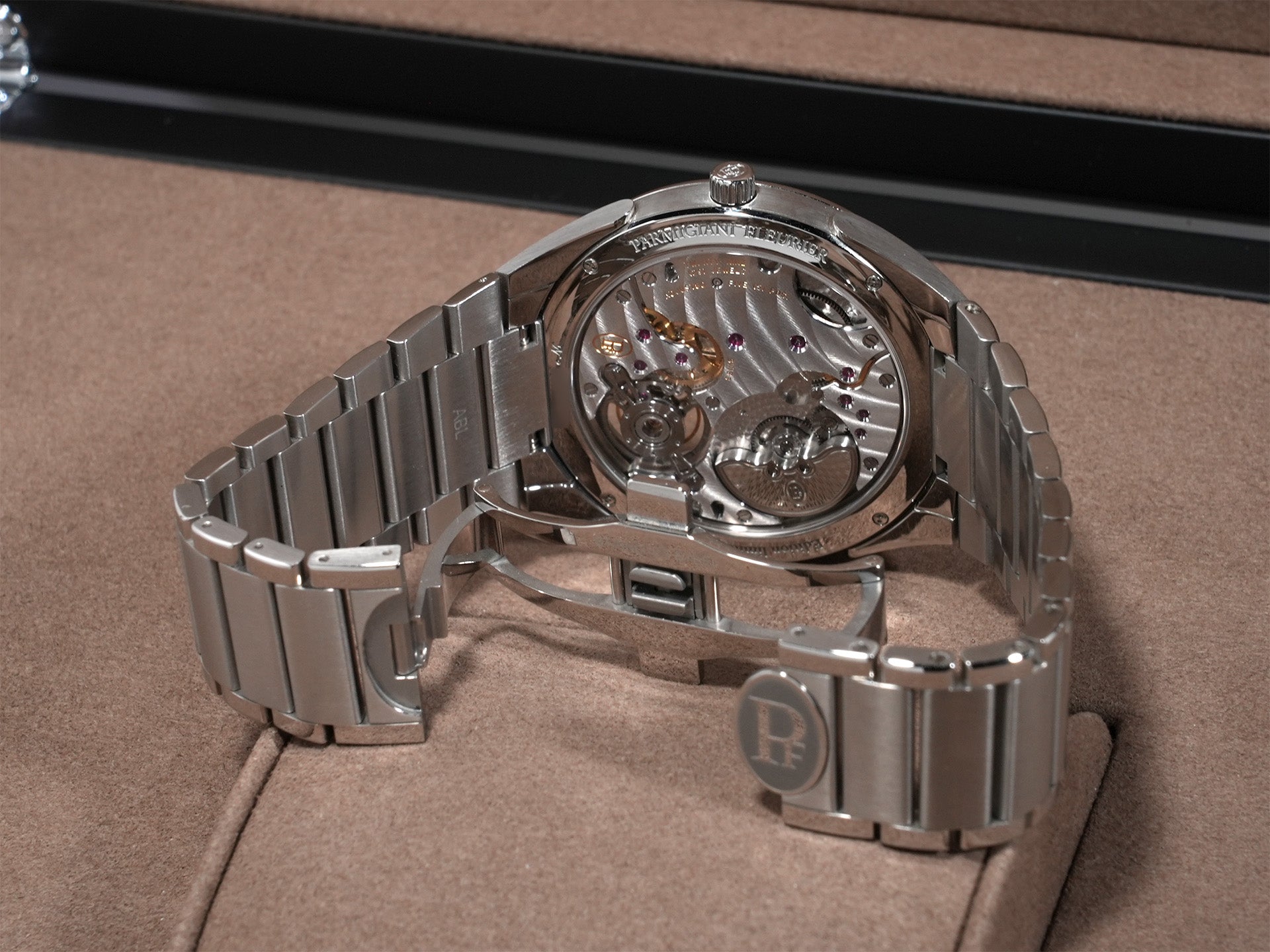 Parmigiani Fleurier Tonda PF Flying Tourbillon Ref. PFS921-1020001-100182 Stainless Steel Green Dial Excellent Condition w2rs2q22