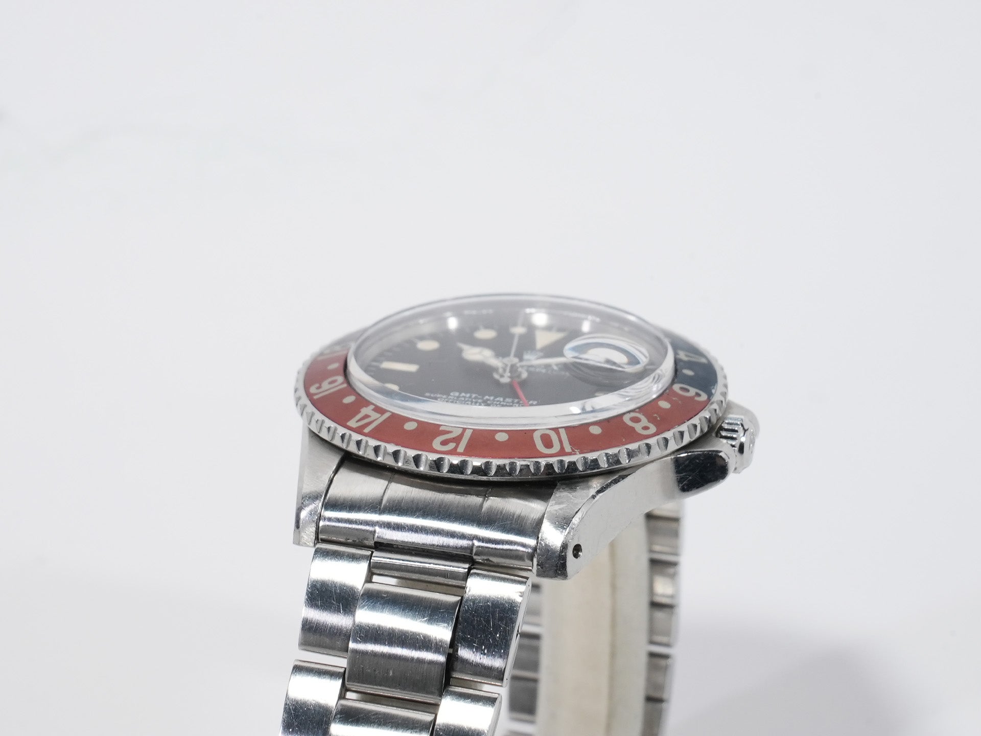 ロレックス GMTマスター Ref.1675 ステンレススチール ブラック文字盤 オイスターブレスレット 中古 jxot5gdm