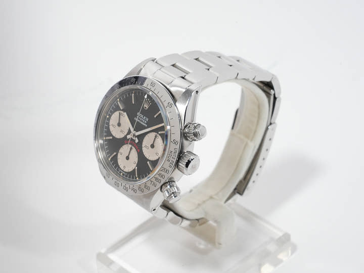 Rolex Daytona Ref. 6265 Stainless Steel Black Dial Pre-owned 8iarjaqz