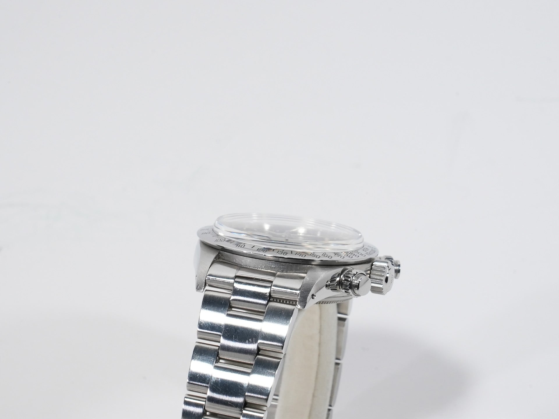 Rolex Daytona Ref. 6265 Stainless Steel Black Dial Pre-owned 8iarjaqz