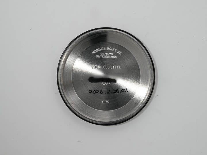 Rolex Daytona Ref. 6265 Stainless Steel Black Dial Pre-owned 8iarjaqz