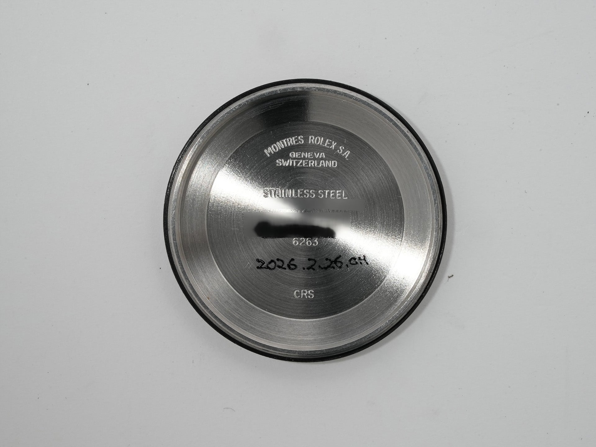 Rolex Daytona Ref. 6265 Stainless Steel Black Dial Pre-owned 8iarjaqz