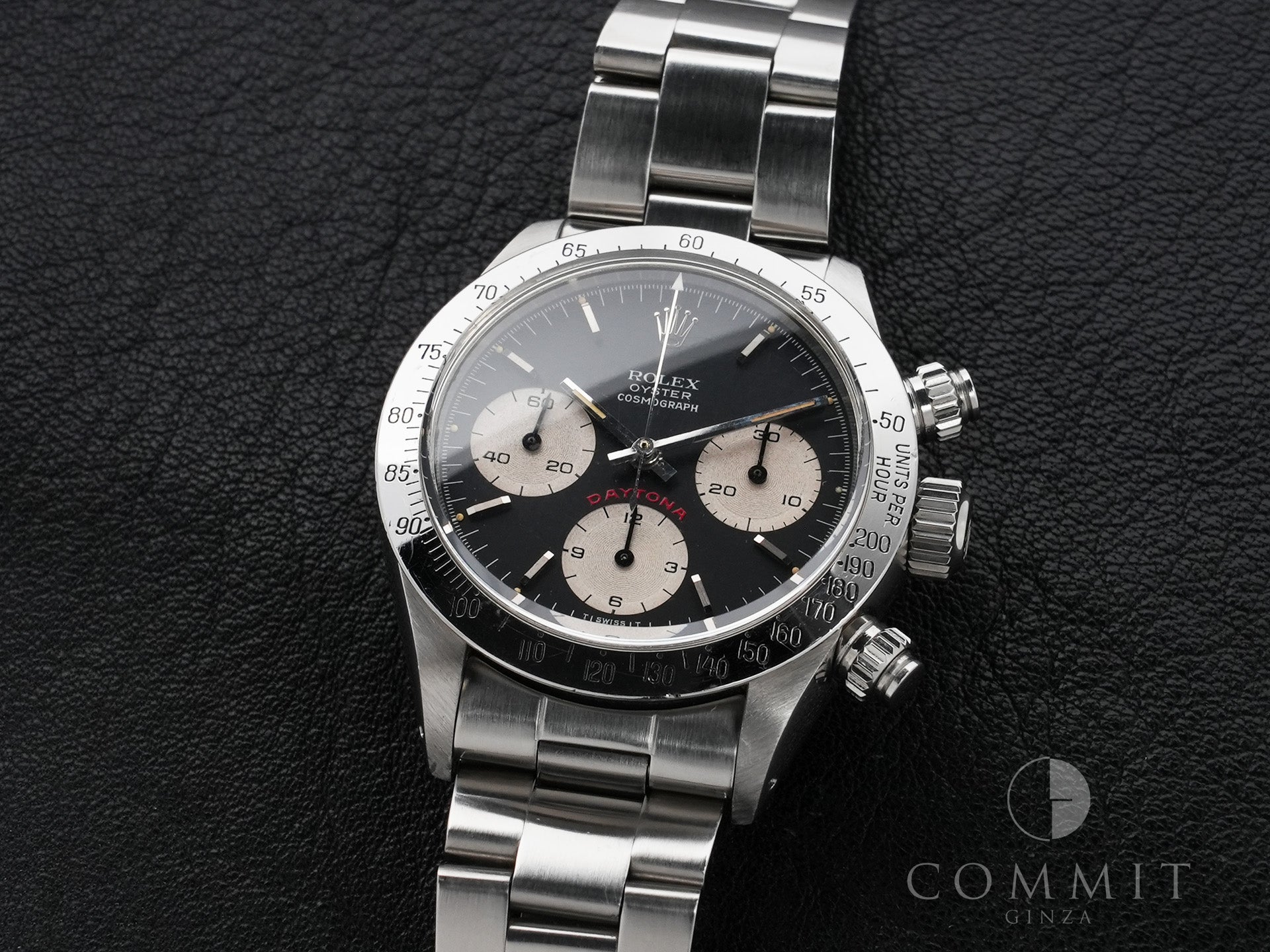 Rolex Daytona Ref. 6265 Stainless Steel Black Dial Pre-owned 8iarjaqz