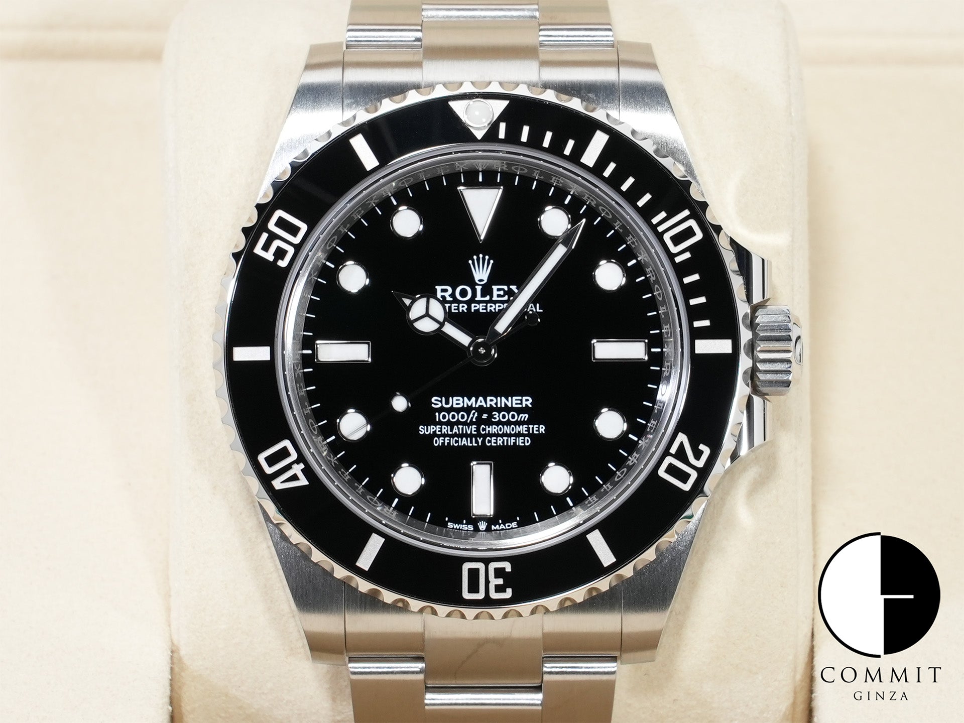 ロレックス サブマリーナー ノンデイト Ref.124060 ステンレススチール ブラック文字盤 未使用 tdwn5oa9