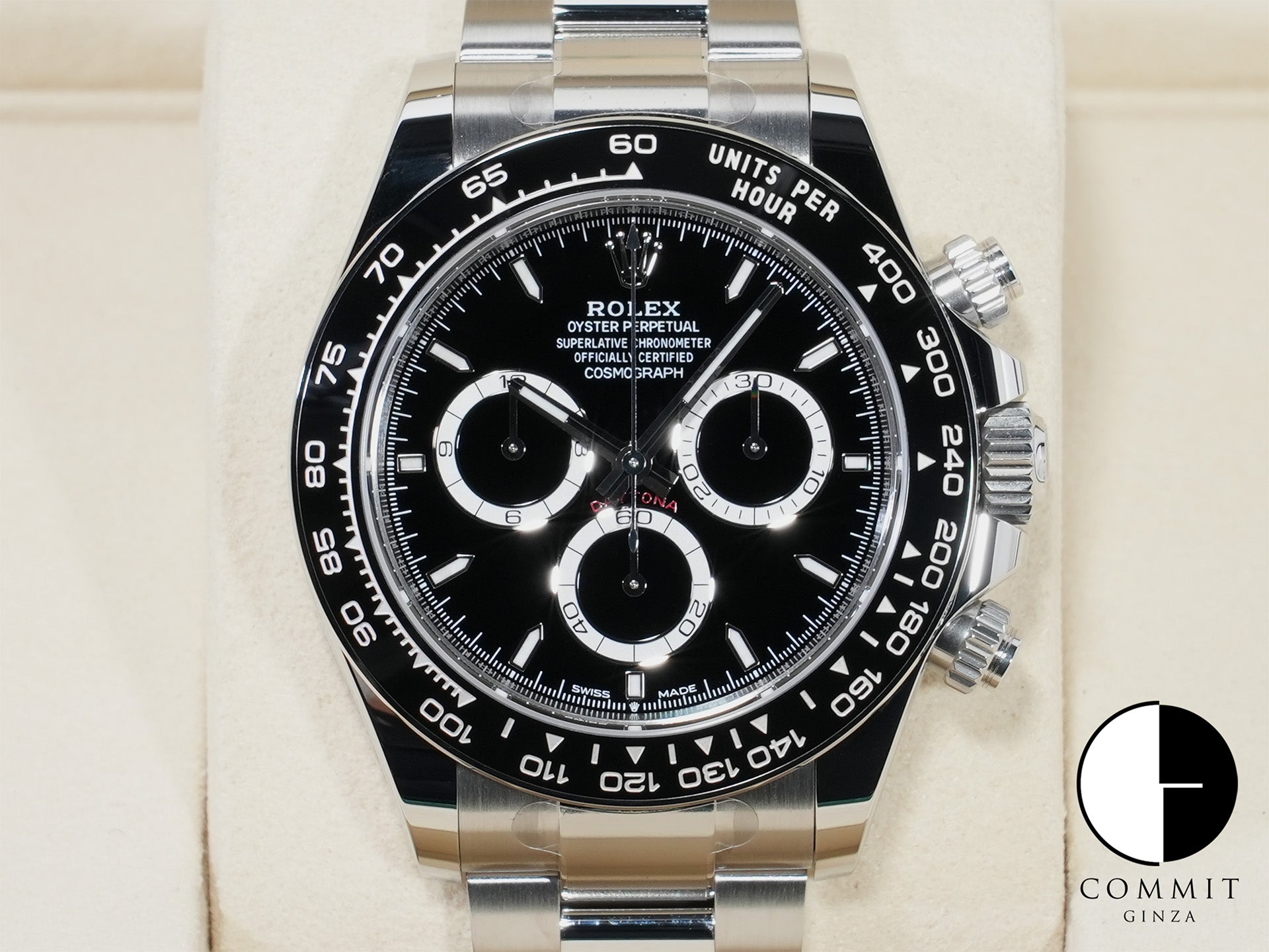 ロレックス デイトナ Ref.126500LN ステンレススチール ブラック文字盤 未使用 8exk2pjn