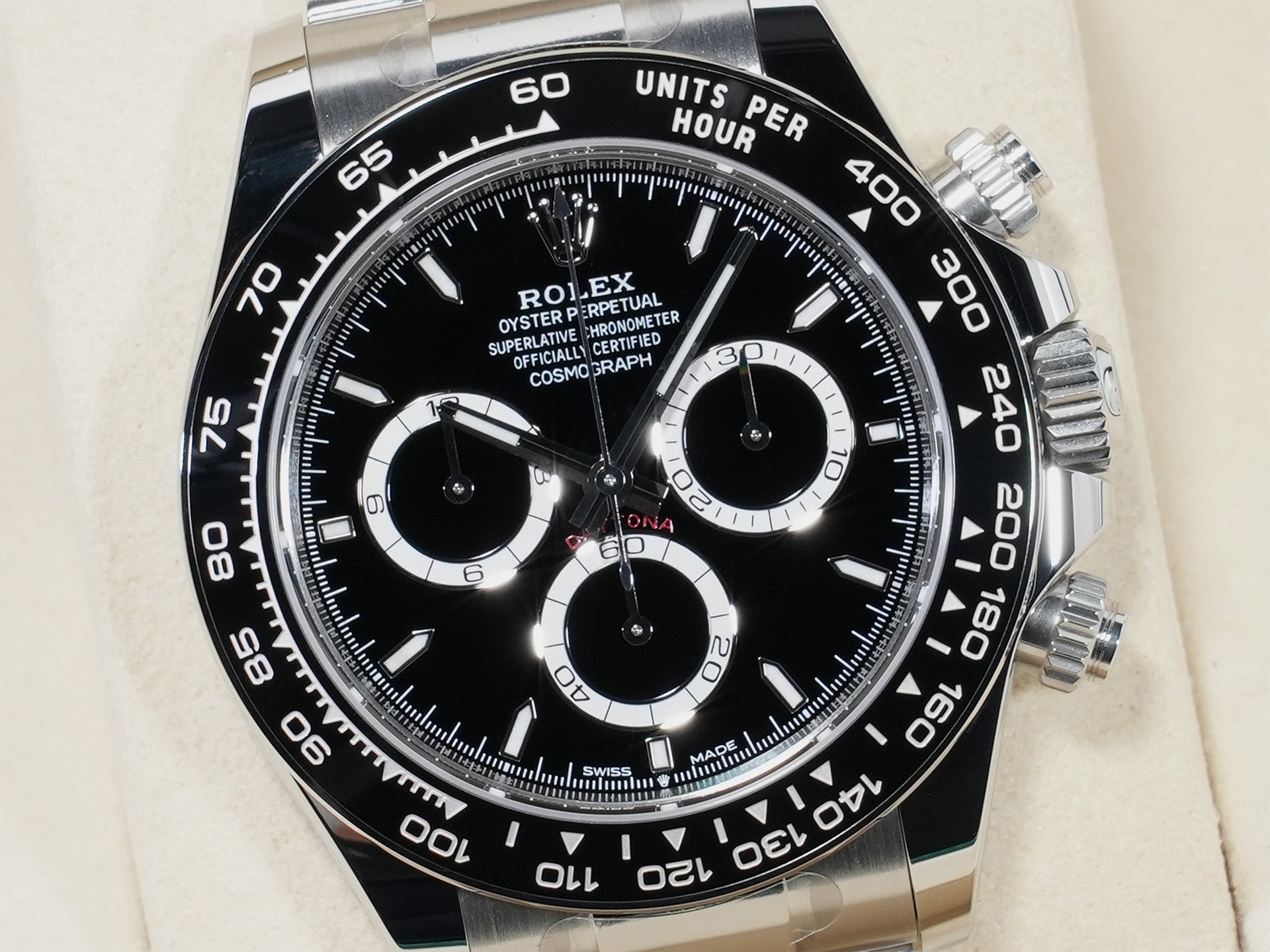 ロレックス デイトナ Ref.126500LN ステンレススチール ブラック文字盤 未使用 8exk2pjn