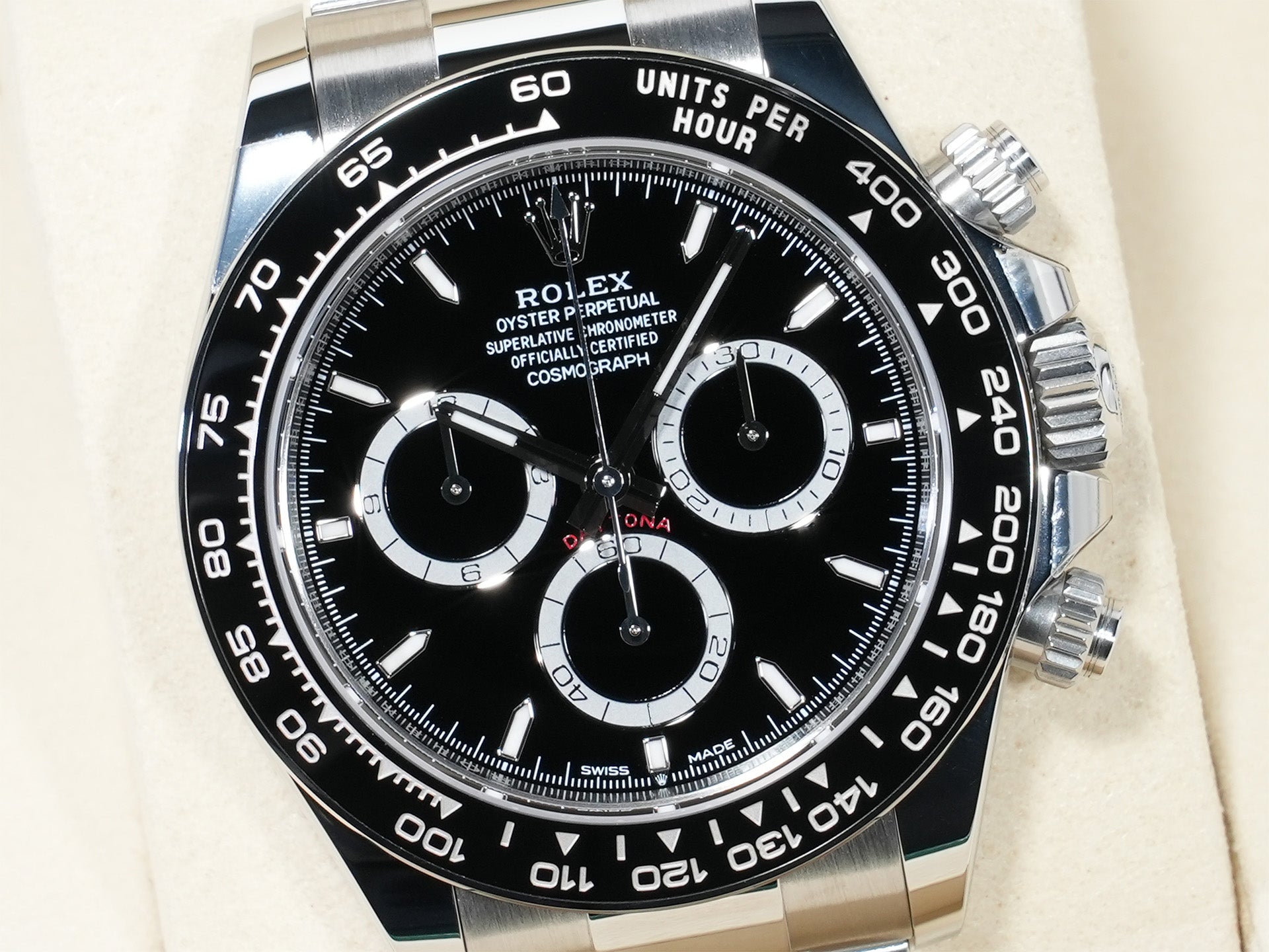 ロレックス デイトナ Ref.126500LN ステンレススチール ブラック文字盤 未使用 69tca6cy