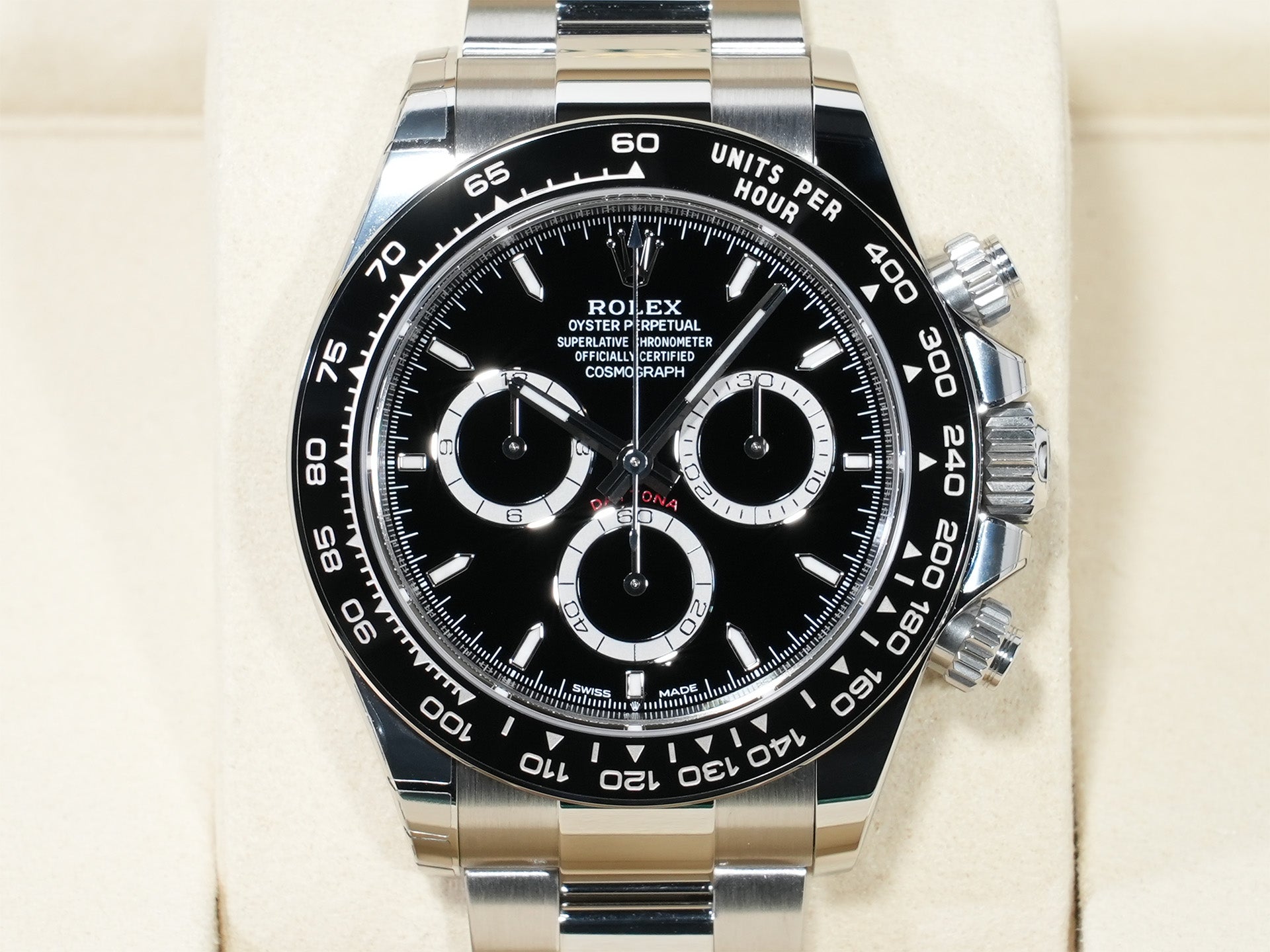 ロレックス デイトナ Ref.126500LN ステンレススチール ブラック文字盤 未使用 3wmdvk3w