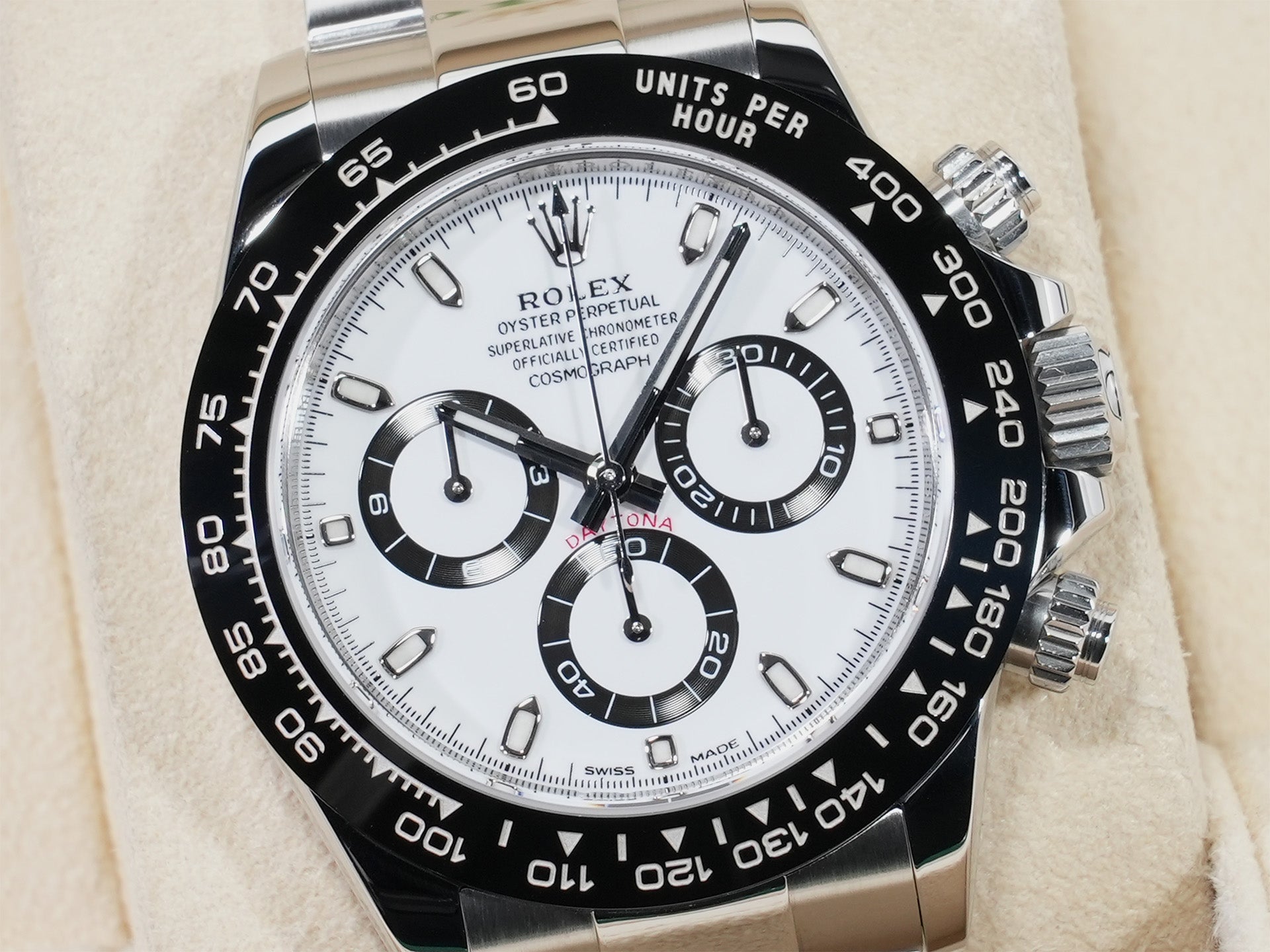 ロレックス デイトナ Ref.116500LN ステンレススチール ホワイト文字盤 美品 j5kpi2mv