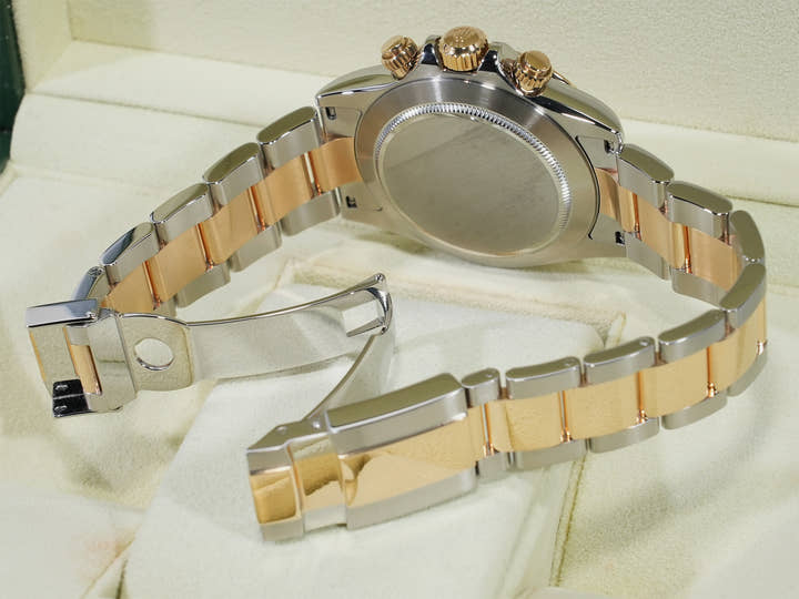 ロレックス デイトナ Ref.116523NR ステンレススチール/イエローゴールド ブラックシェル文字盤 美品 iygj4we9