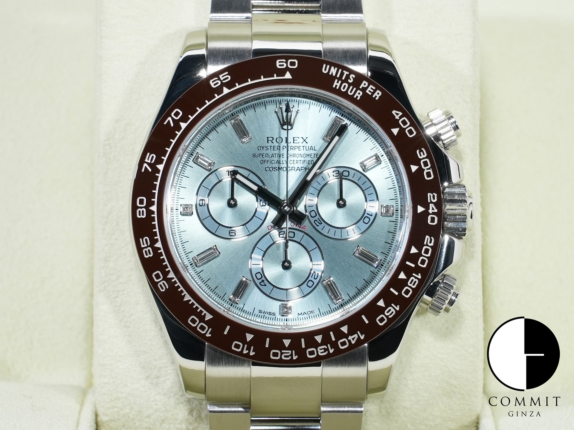 ロレックス デイトナ Ref.116506A プラチナ アイスブルー文字盤 美中古 2x8qtucq