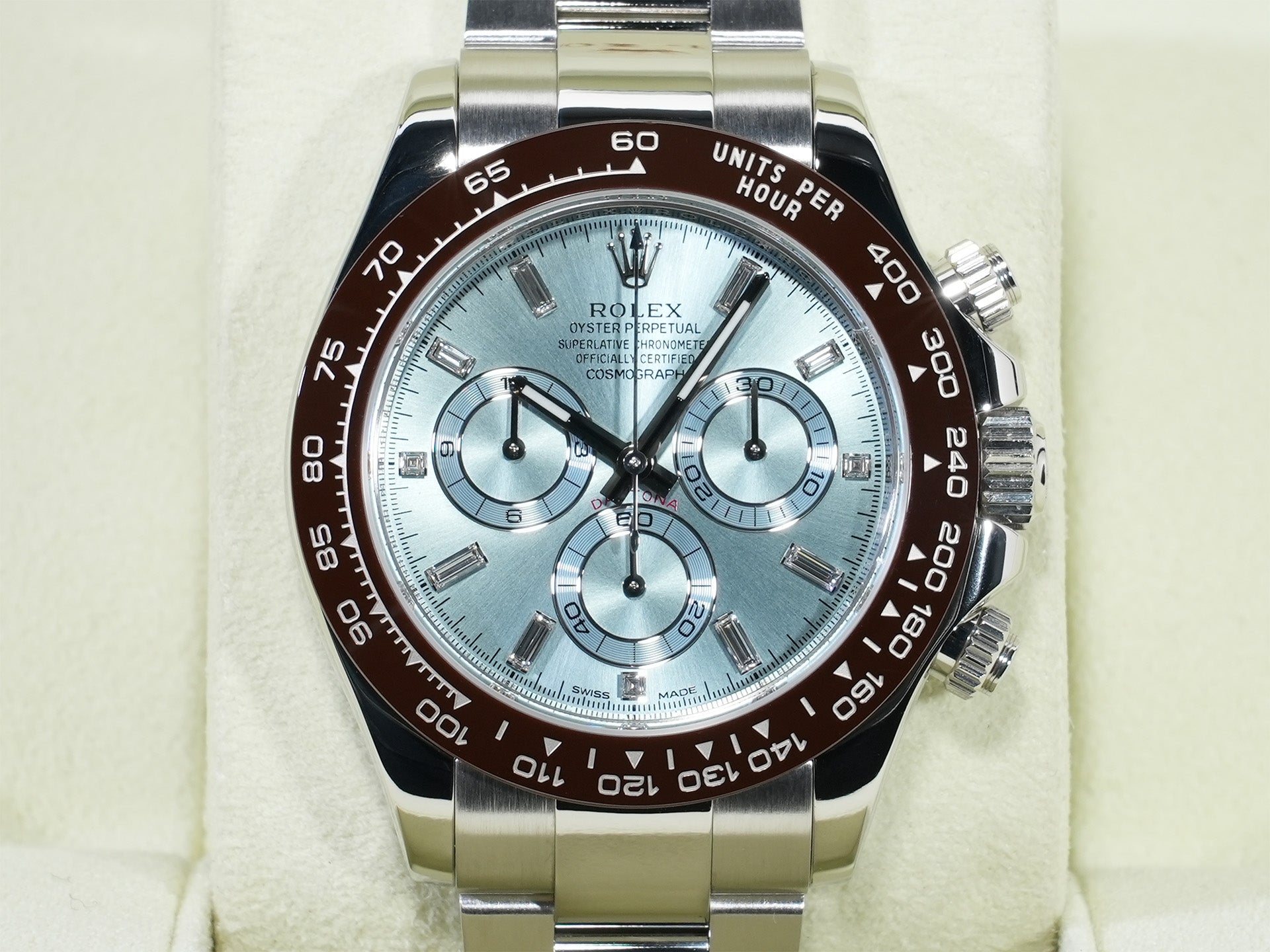 ロレックス デイトナ Ref.116506A プラチナ アイスブルー文字盤 美中古 2x8qtucq
