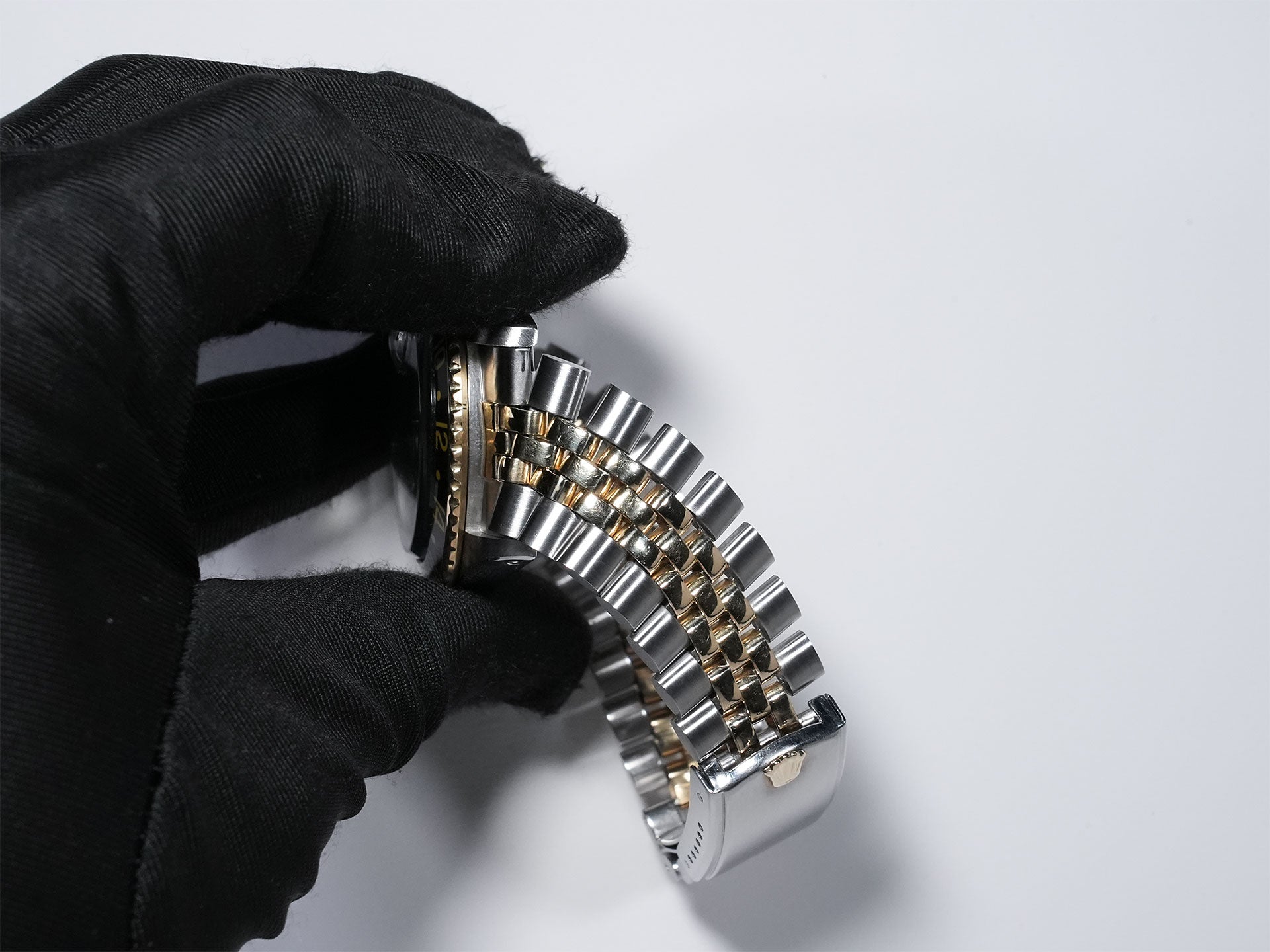 ロレックス GMTマスター Ref.1675/3 ステンレススチール/イエローゴールド ブラック文字盤 ジュビリーブレスレット 中古 vob64zb2