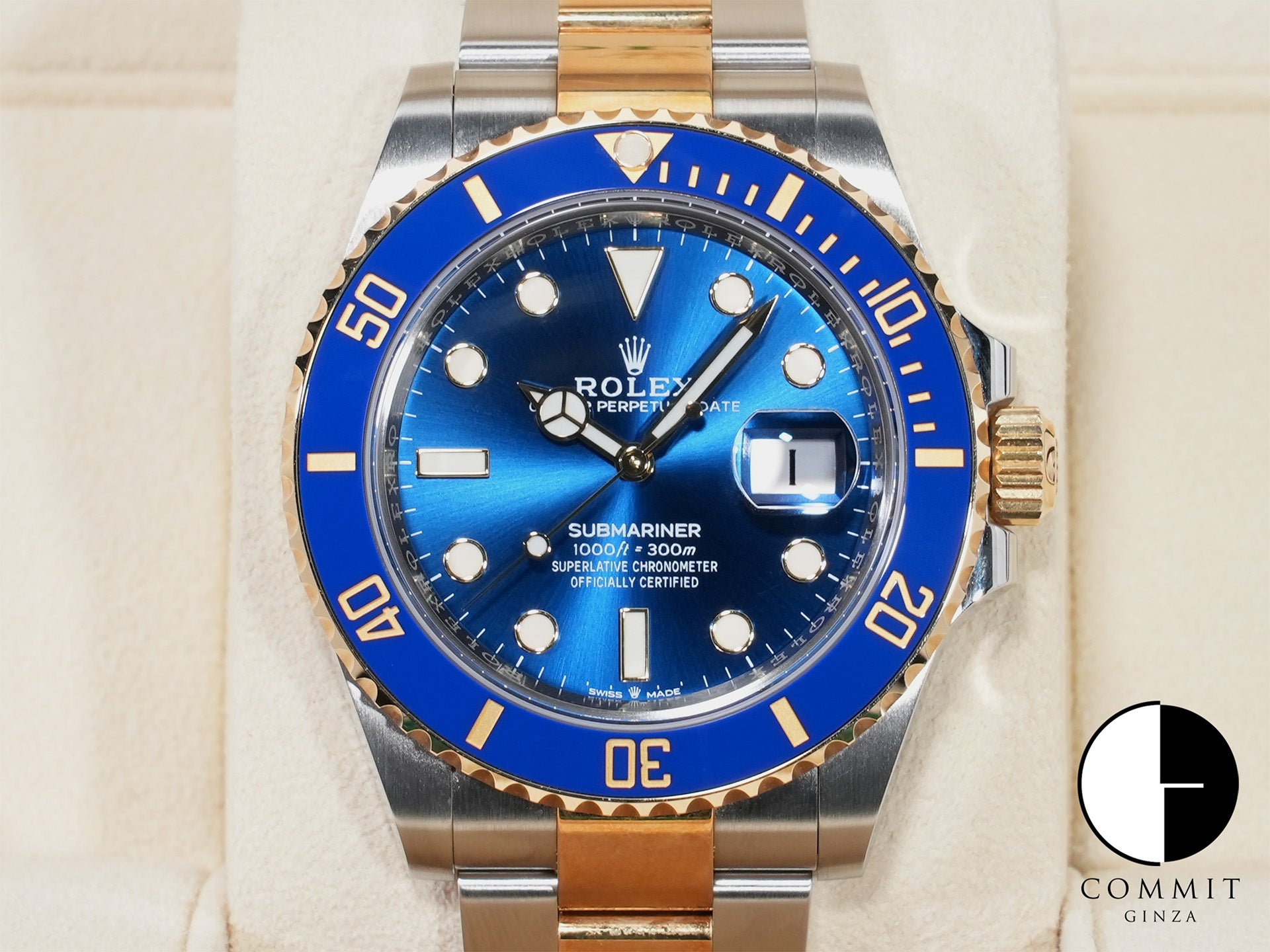 ロレックス サブマリーナー デイト Ref.126613LB ステンレススチール/イエローゴールド ブルー文字盤 中古 jec6xs9k