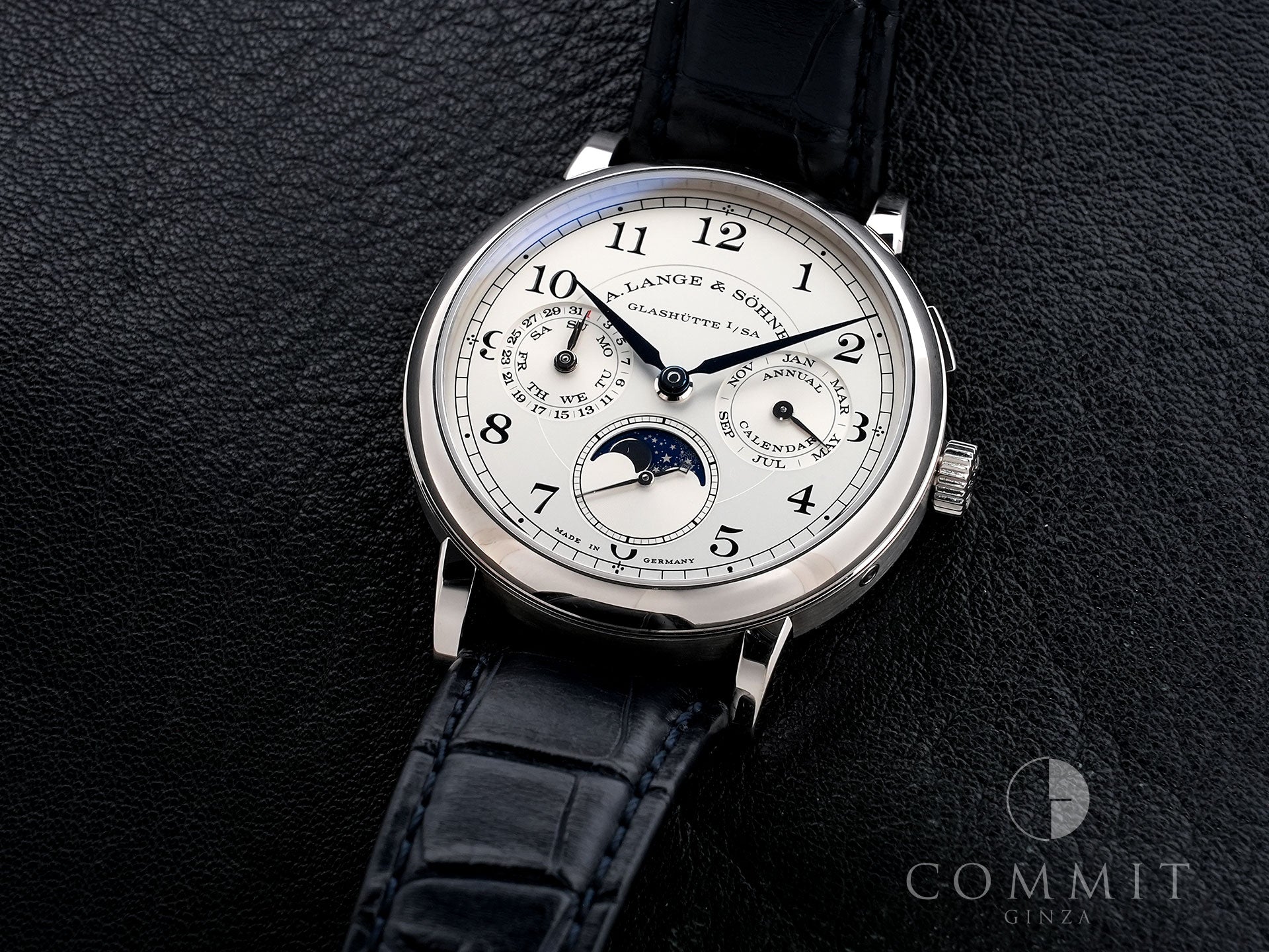 A. Lange & Söhne 1815 Annual Calendar Ref. 238.026 White Gold Silver Dial Pre-owned w7z8zs8z