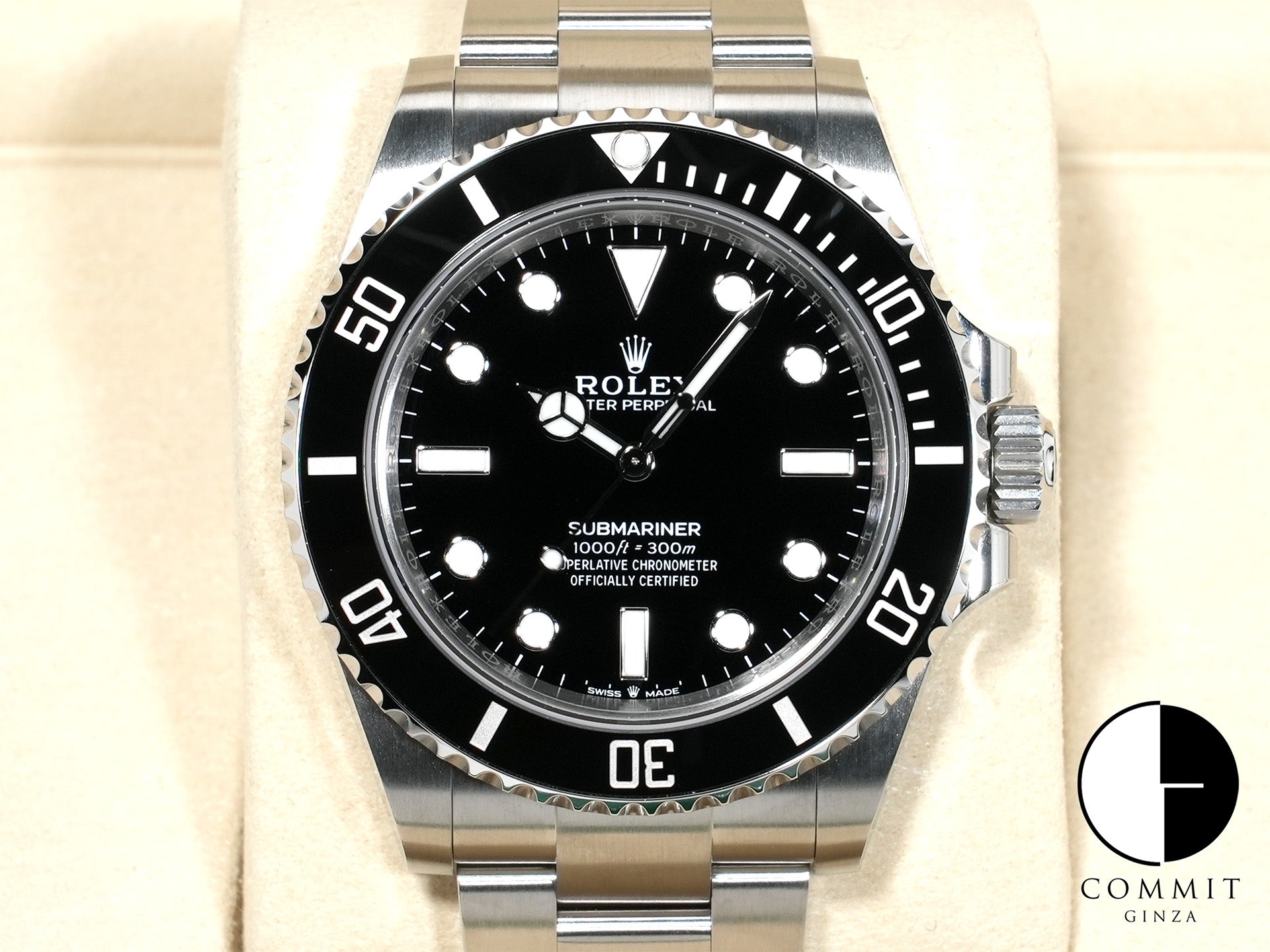 ロレックス サブマリーナー ノンデイト Ref.124060 ステンレススチール ブラック文字盤 未使用 kekuw7nj
