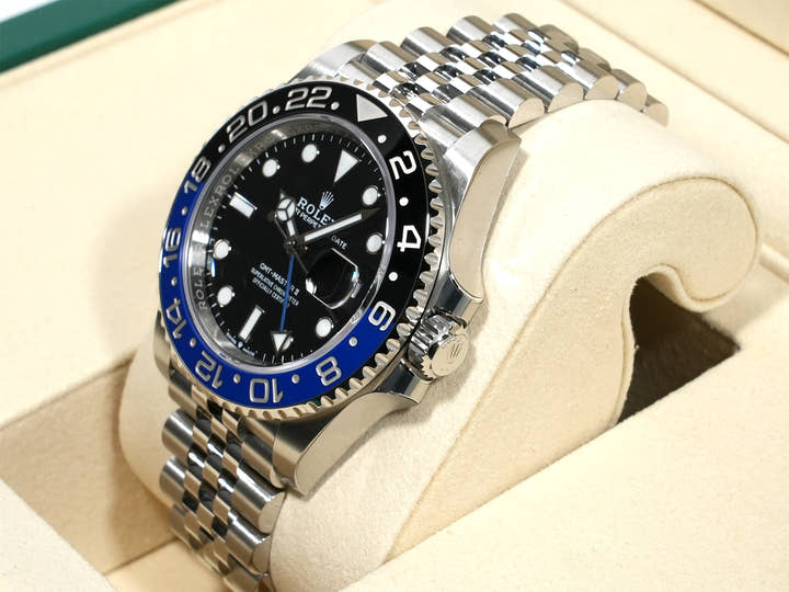 ロレックス GMTマスターII Ref.126710BLNR ステンレススチール ブラック文字盤 ジュビリーブレスレット 未使用 e629ekgc