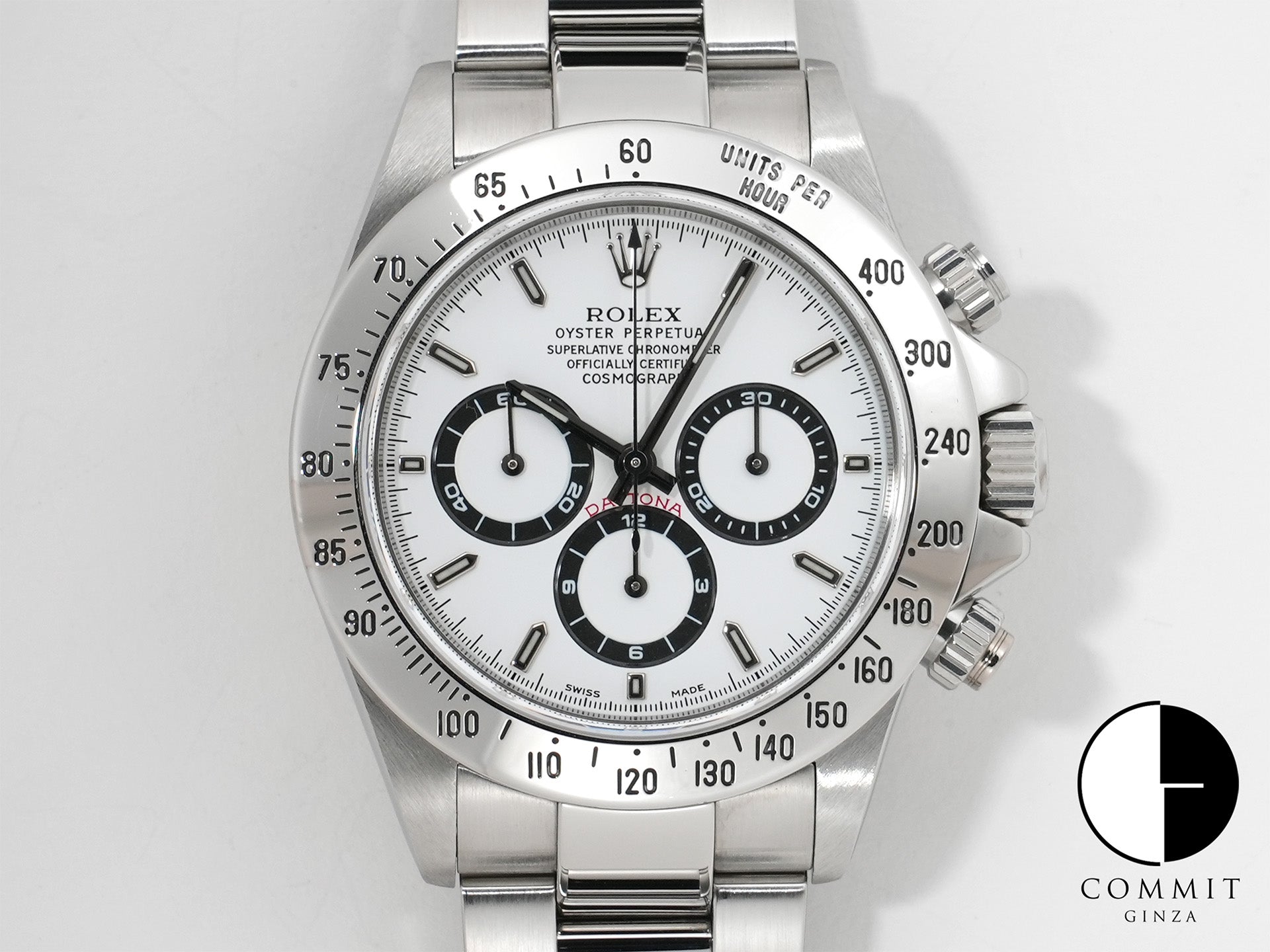 ロレックス デイトナ エルプリメロ Ref.16520 ステンレススチール ホワイト文字盤 中古 cyma5jtk