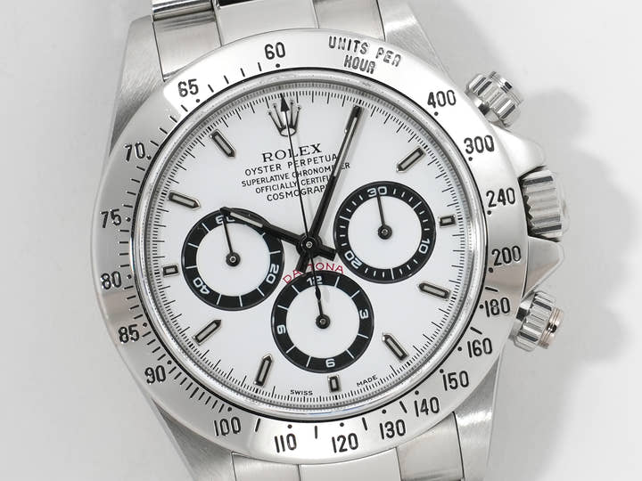 ロレックス デイトナ エルプリメロ Ref.16520 ステンレススチール ホワイト文字盤 中古 cyma5jtk