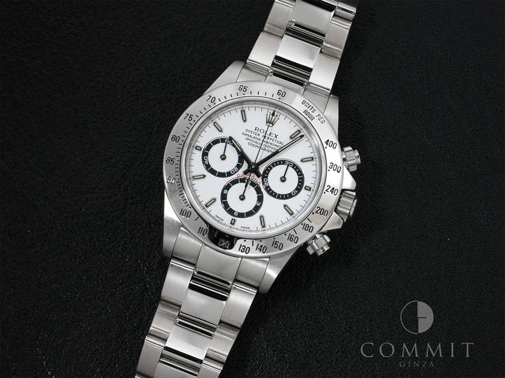 ロレックス デイトナ エルプリメロ Ref.16520 ステンレススチール ホワイト文字盤 中古 cyma5jtk