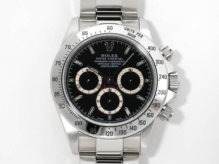 ロレックス デイトナ エルプリメロ Ref.16520 ステンレススチール ブラック文字盤 中古 52uyw6ss