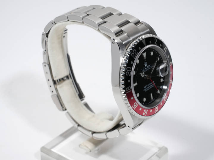 ロレックス GMTマスターII Ref.16710 ステンレススチール ブラック文字盤 オイスターブレスレット 美中古 82x258r5