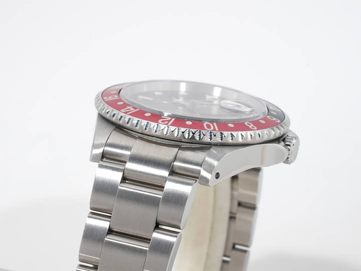 ロレックス GMTマスターII Ref.16710 ステンレススチール ブラック文字盤 オイスターブレスレット 美中古 82x258r5