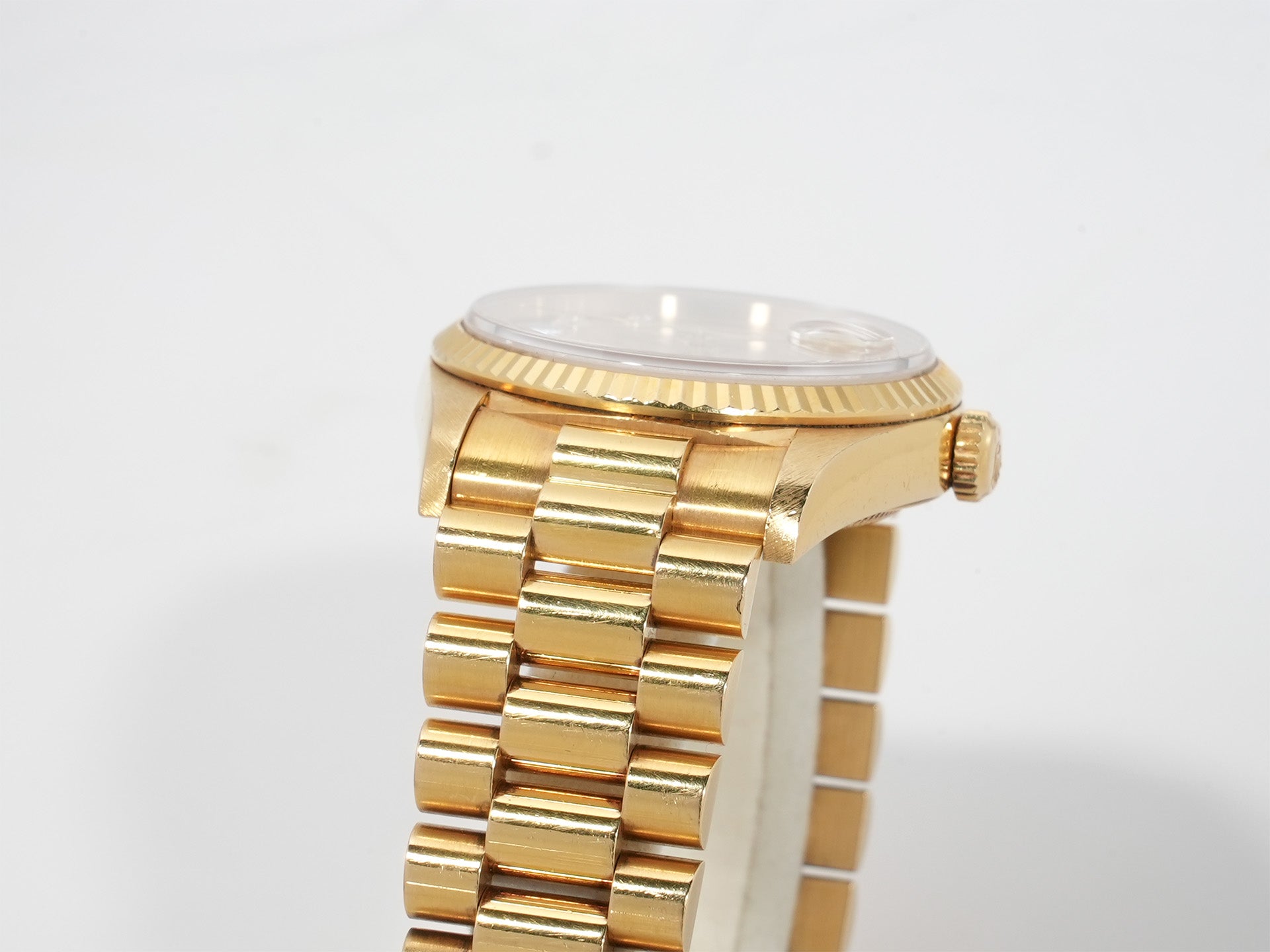 ロレックス デイデイト36 Ref.18238A イエローゴールド シャンパンx10Pダイヤ文字盤 中古 8fno4e73