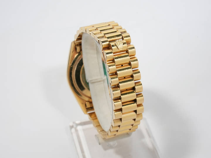 ロレックス デイデイト36 Ref.18238A イエローゴールド シャンパンx10Pダイヤ文字盤 中古 8fno4e73