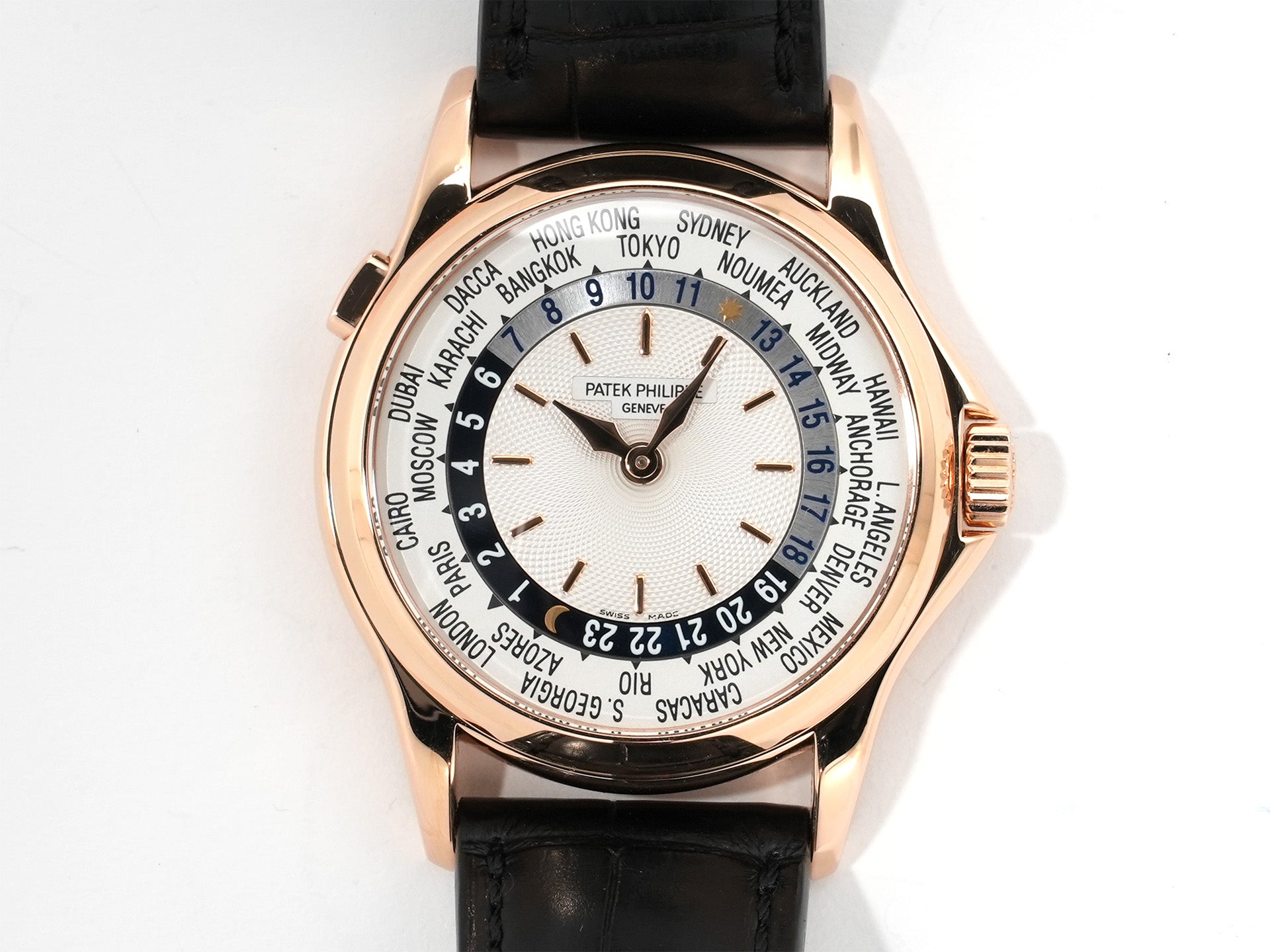 パテックフィリップ コンプリケーション ワールドタイム Ref.5110R-001 ローズゴールド シルバー文字盤 中古 zoiiwuyg