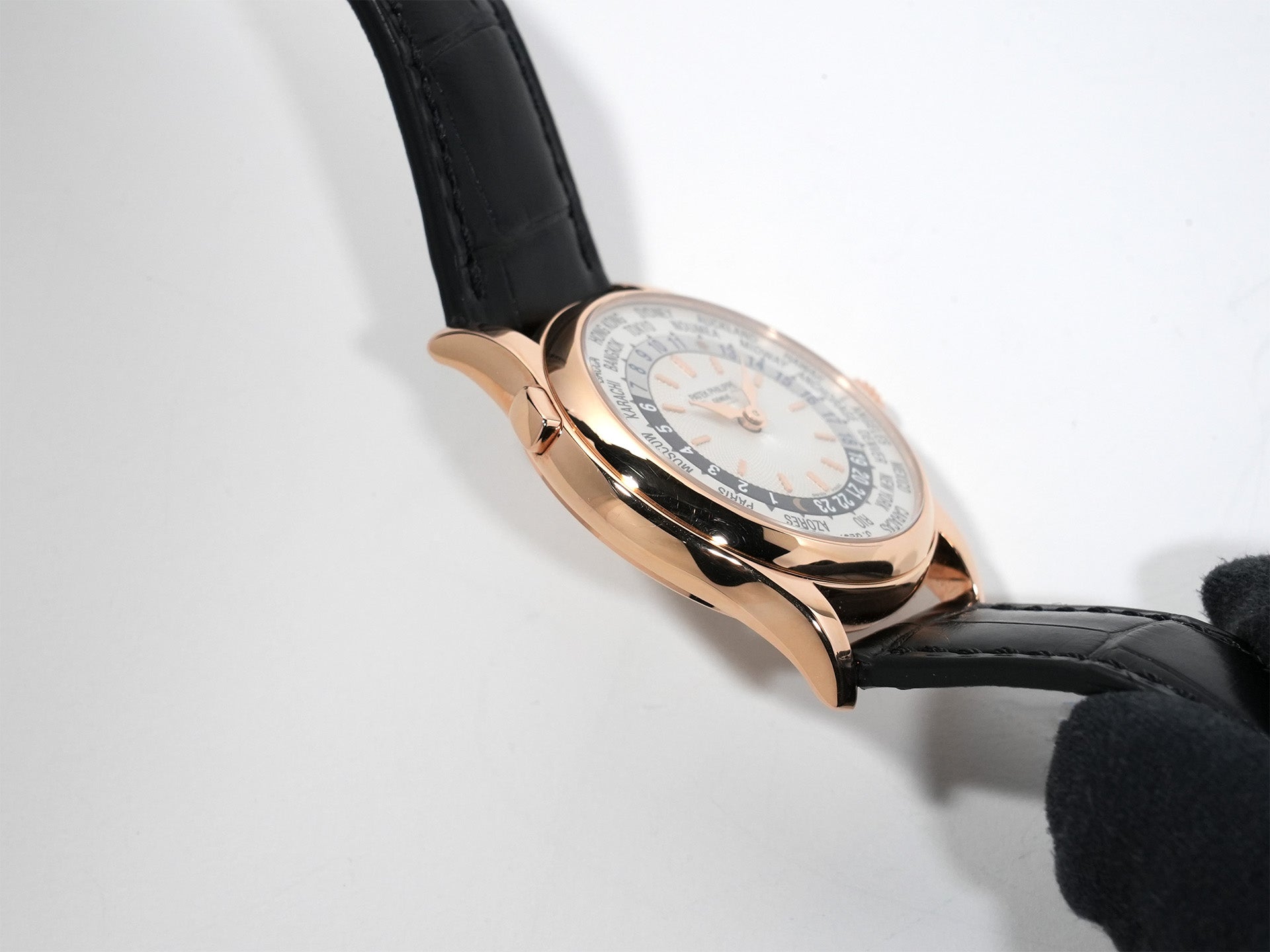 パテックフィリップ コンプリケーション ワールドタイム Ref.5110R-001 ローズゴールド シルバー文字盤 中古 zoiiwuyg