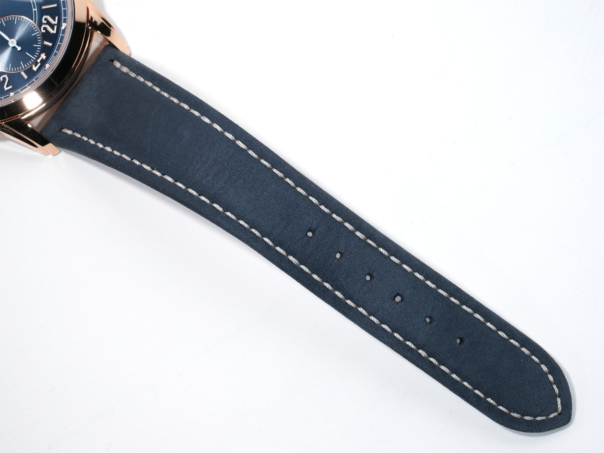 パテックフィリップ カラトラバ トラベルタイム Ref.5224R-001 ローズゴールド ブルー文字盤 未使用 39pix58e