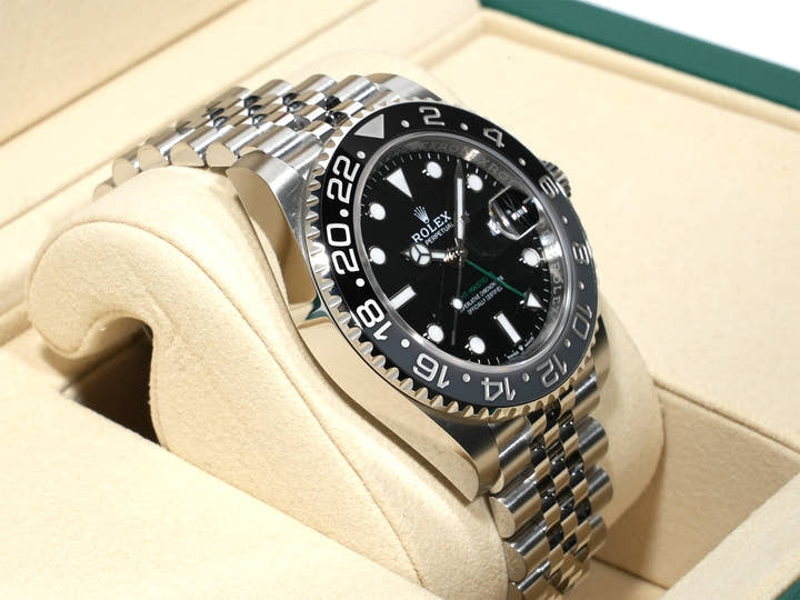ロレックス GMTマスターII Ref.126710GRNR ステンレススチール ブラック文字盤 ジュビリーブレスレット 未使用 i9avfhrm