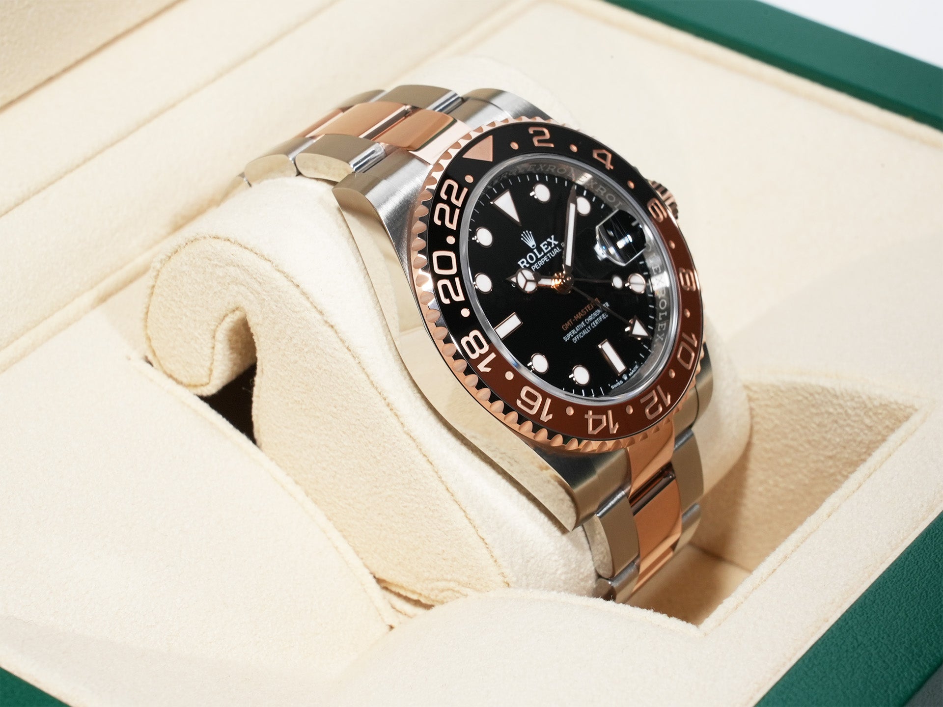 ロレックス GMTマスターII Ref.126711CHNR ステンレススチール/エバーローズゴールド ブラック文字盤 オイスターブレスレット 未使用 mue5xhsn