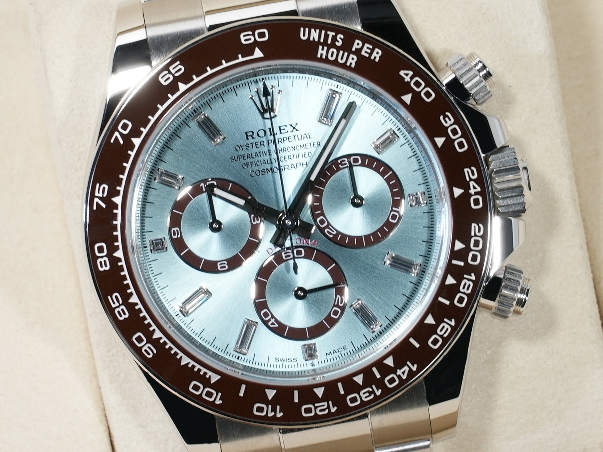 ロレックス デイトナ Ref.126506A プラチナ アイスブルーx11Pダイヤ文字盤 未使用 ycqrszab