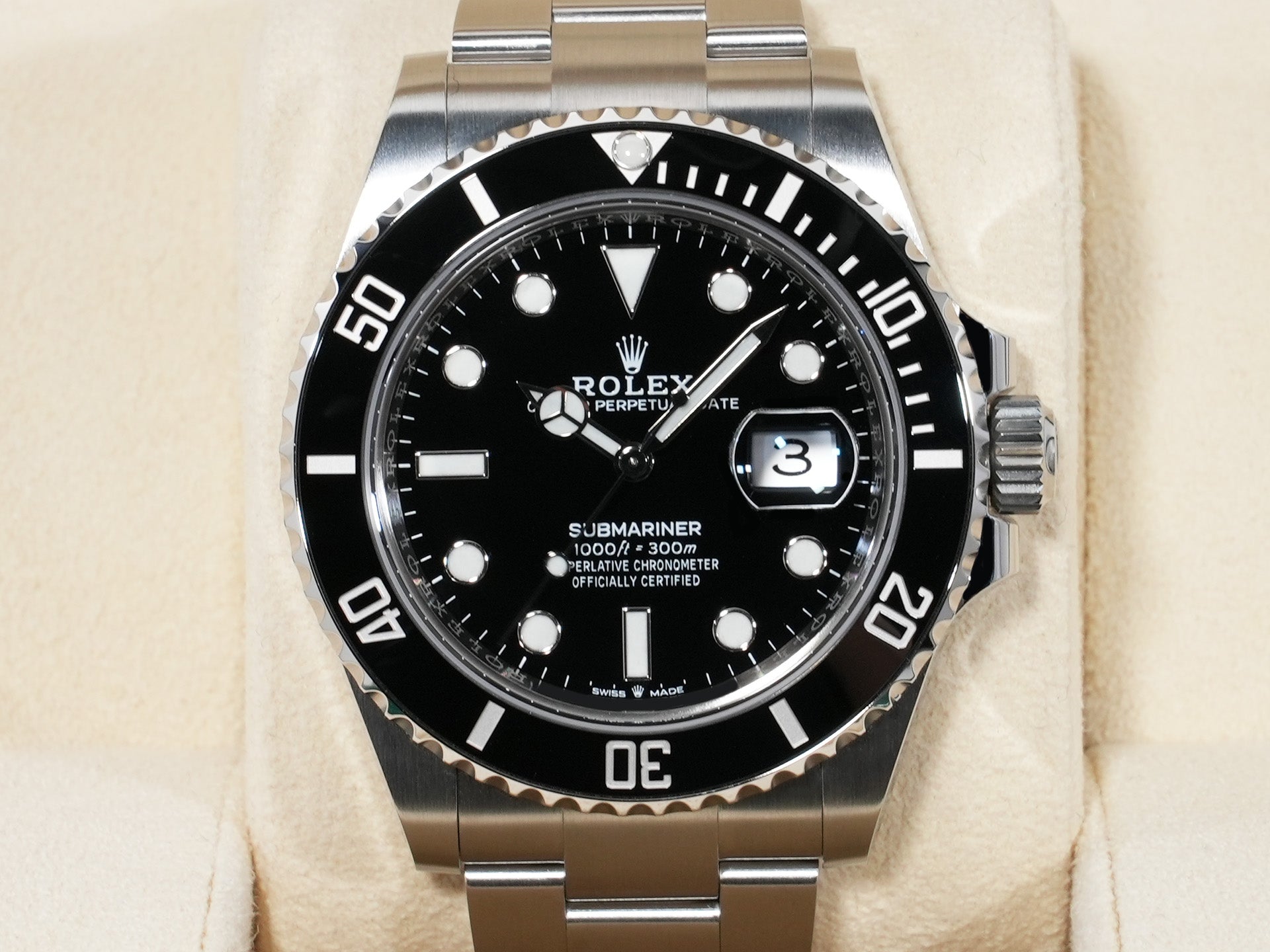 ロレックス サブマリーナー デイト Ref.126610LN ステンレススチール ブラック文字盤 未使用 jbsguz8h