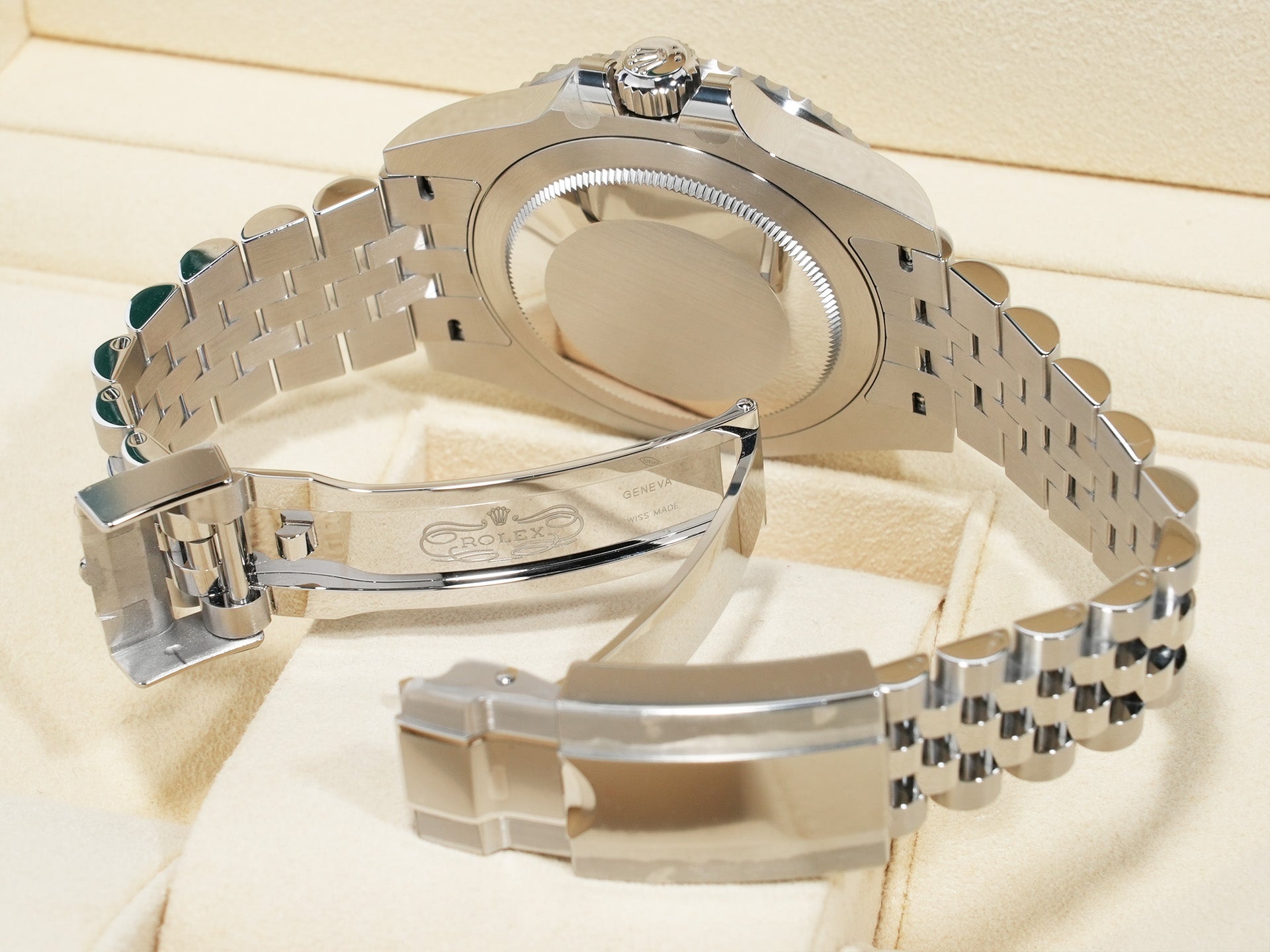 ロレックス GMTマスターII Ref.126710GRNR ステンレススチール ブラック文字盤 ジュビリーブレスレット 未使用 ky9aofcr