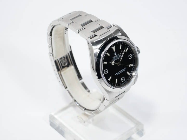 ロレックス エクスプローラーI Ref.14270 ステンレススチール ブラック文字盤 オイスターブレスレット 美中古 t8wafxg5