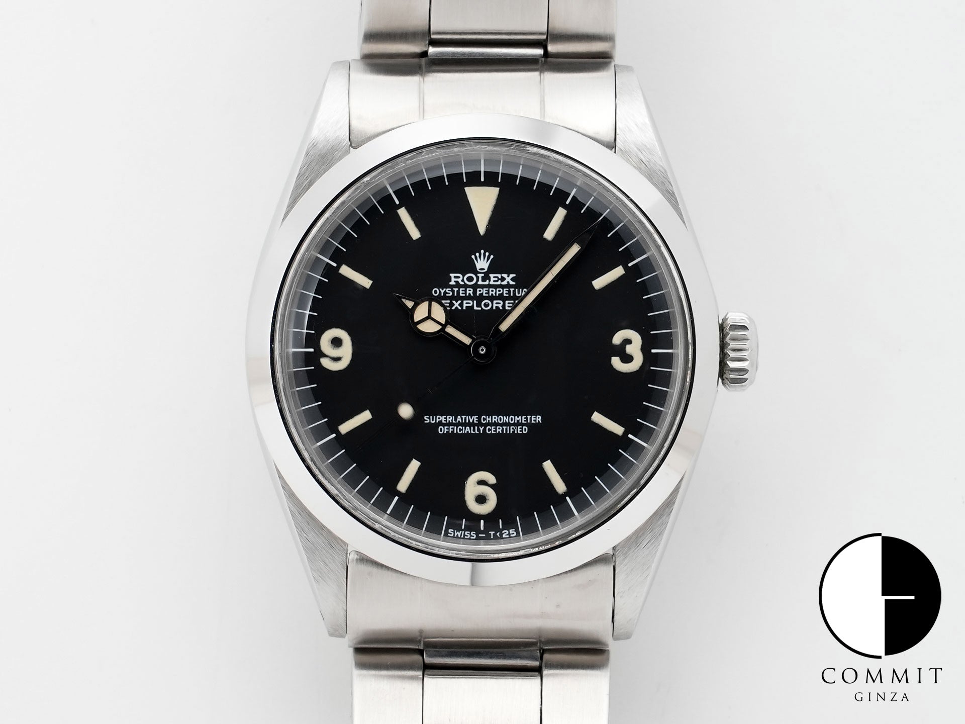 ロレックス エクスプローラーI Ref.1016 ステンレススチール ブラック文字盤 中古 d8yvbse5
