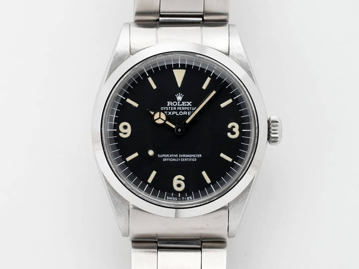 ロレックス エクスプローラーI Ref.1016 ステンレススチール ブラック文字盤 中古 d8yvbse5