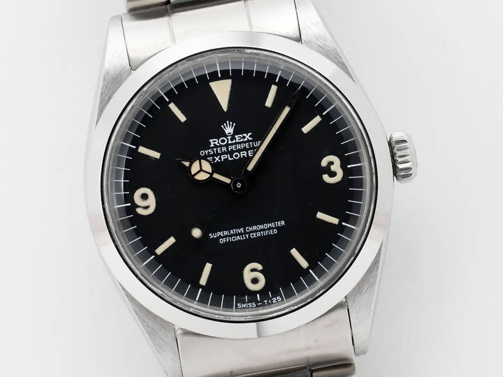 ロレックス エクスプローラーI Ref.1016 ステンレススチール ブラック文字盤 中古 d8yvbse5