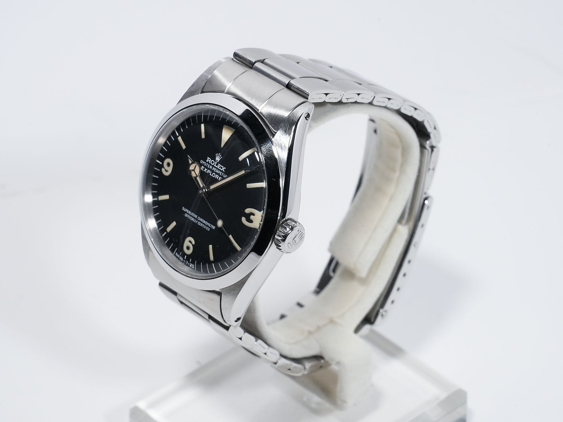 ロレックス エクスプローラーI Ref.1016 ステンレススチール ブラック文字盤 中古 d8yvbse5