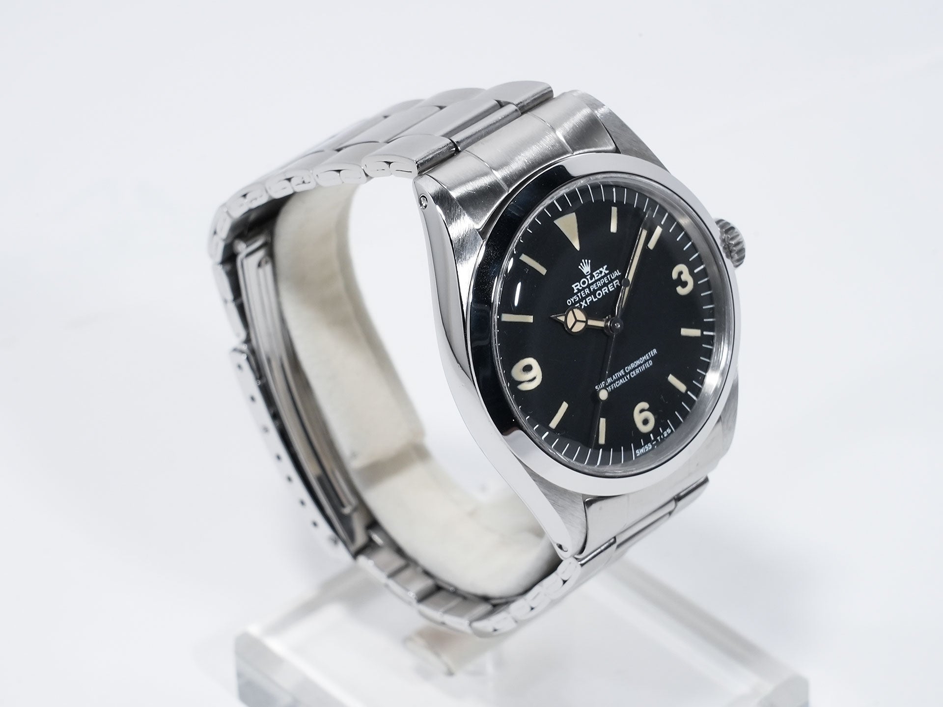 ロレックス エクスプローラーI Ref.1016 ステンレススチール ブラック文字盤 中古 d8yvbse5