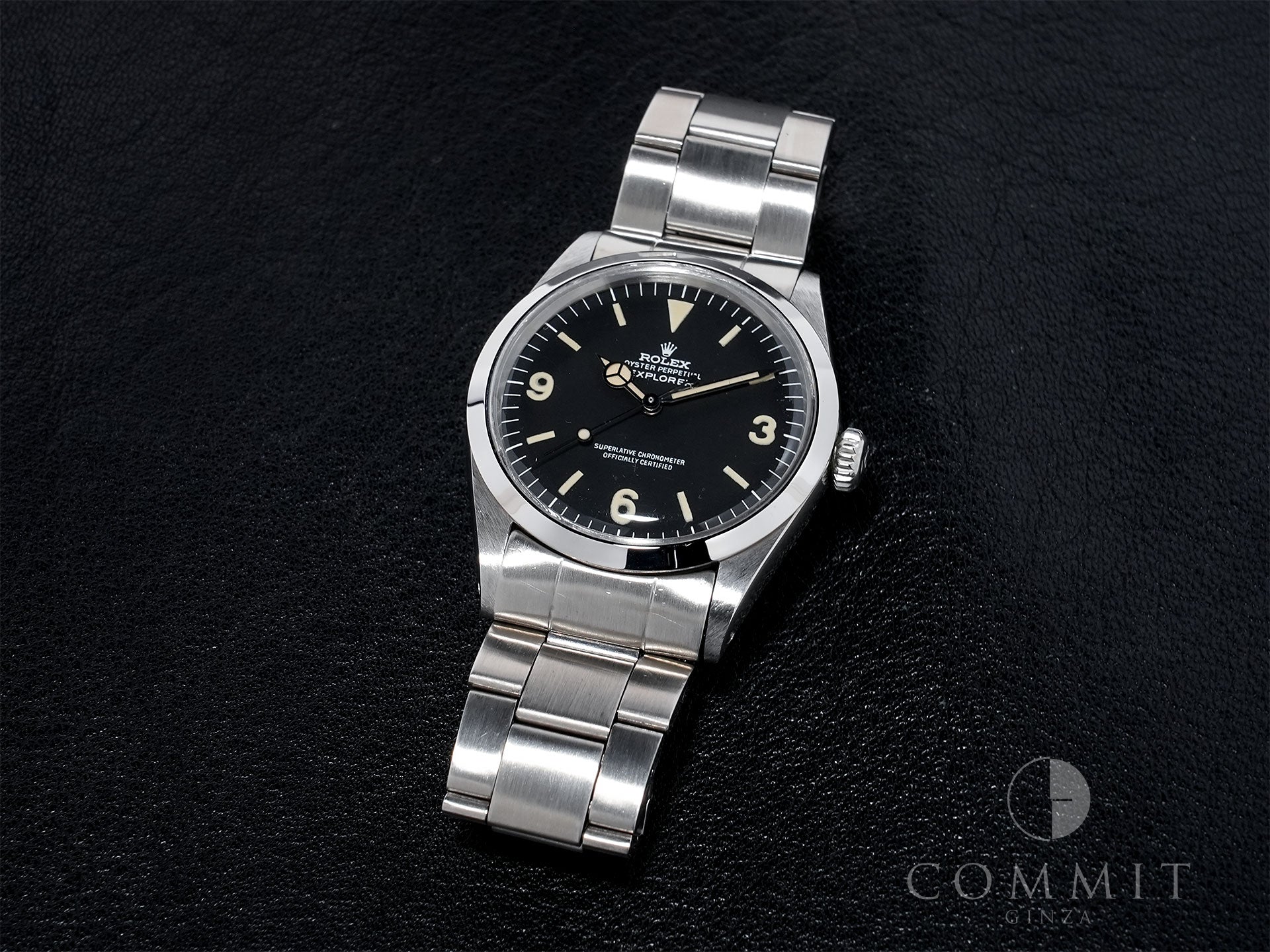 ロレックス エクスプローラーI Ref.1016 ステンレススチール ブラック文字盤 中古 d8yvbse5