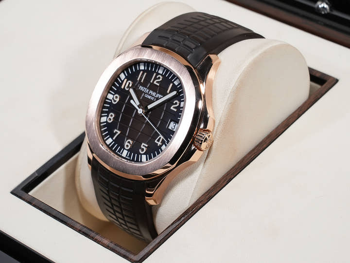 Patek Philippe Aquanaut Ref. 5167R-001 Rose Gold Brown Dial Pre-owned og3wzrd5