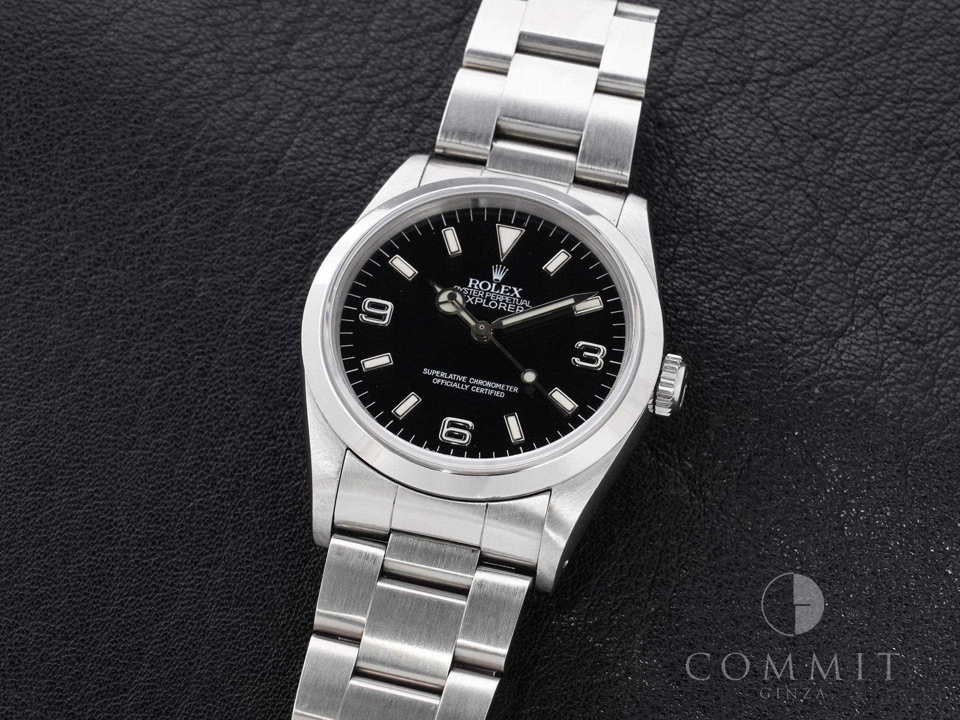 ロレックス エクスプローラーI Ref.14270 ステンレススチール ブラック文字盤 オイスターブレスレット 中古 whw364kp