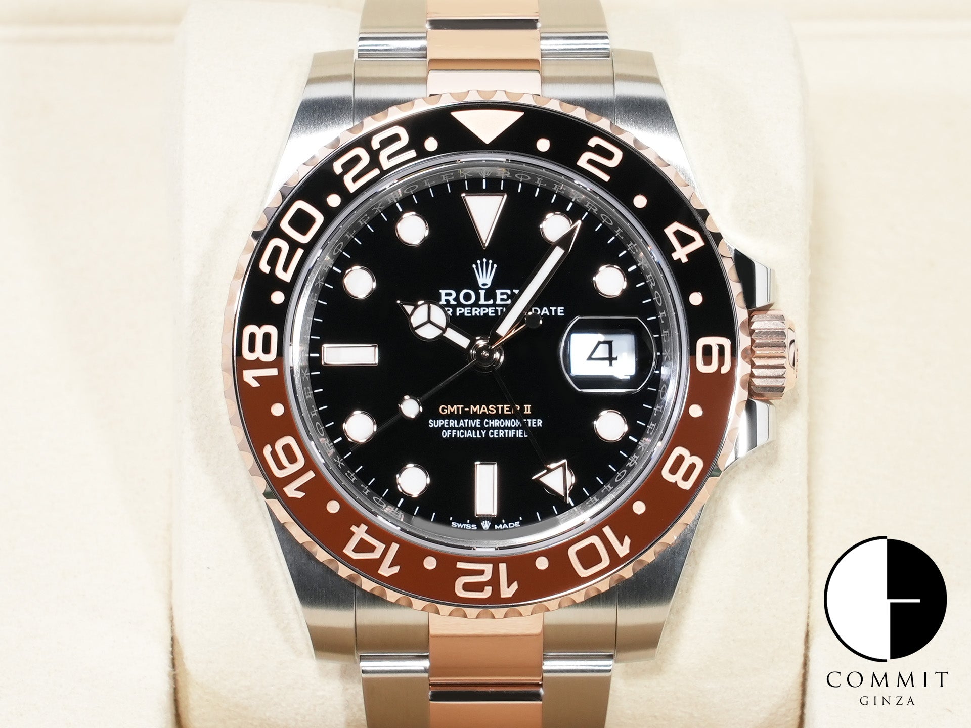 ロレックス GMTマスターII Ref.126711CHNR ステンレススチール/エバーローズゴールド ブラック文字盤 オイスターブレスレット 未使用 x8thfxvc